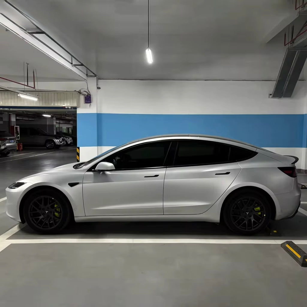 Satin Metallic Liquid Silver