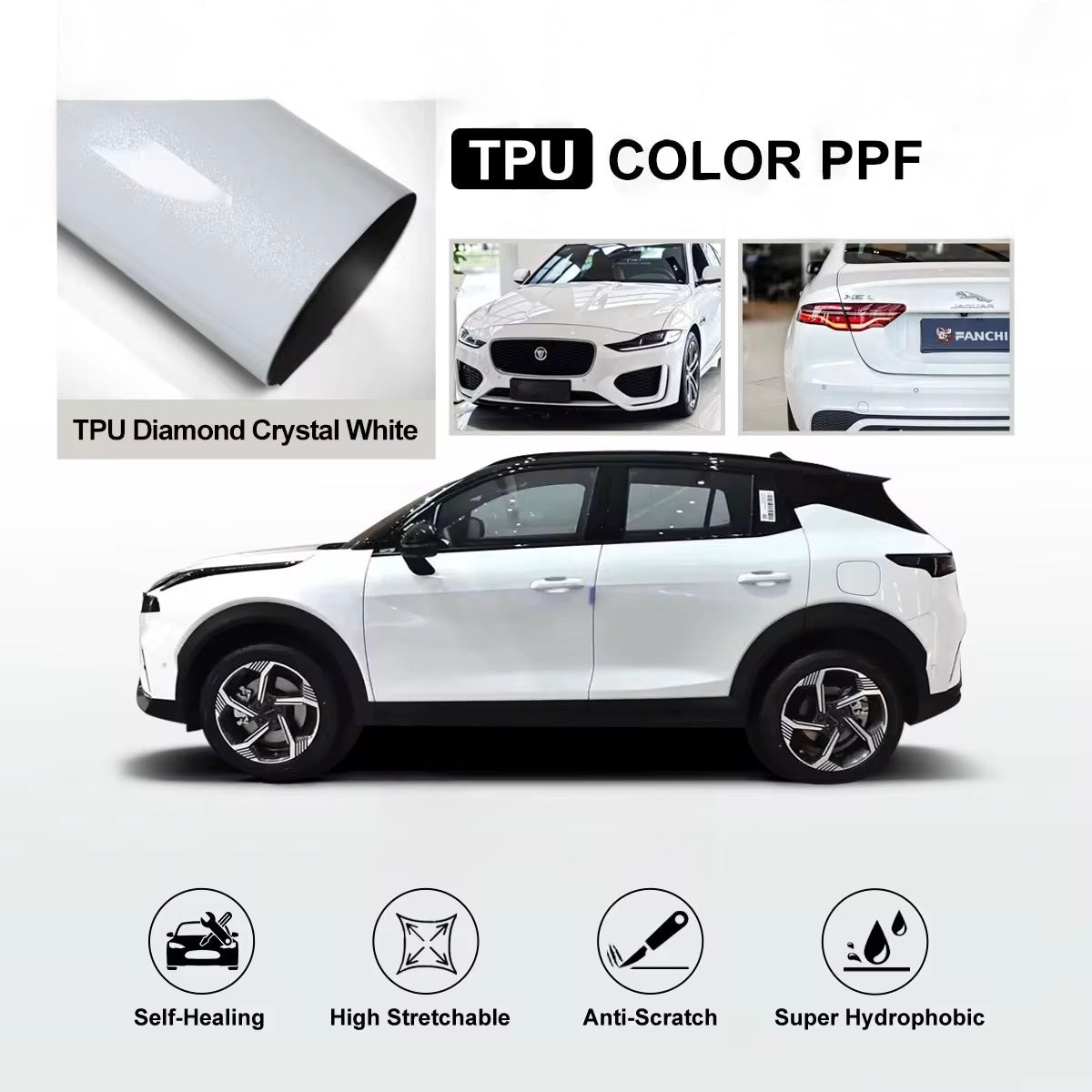 TPU Diamond Crystal White