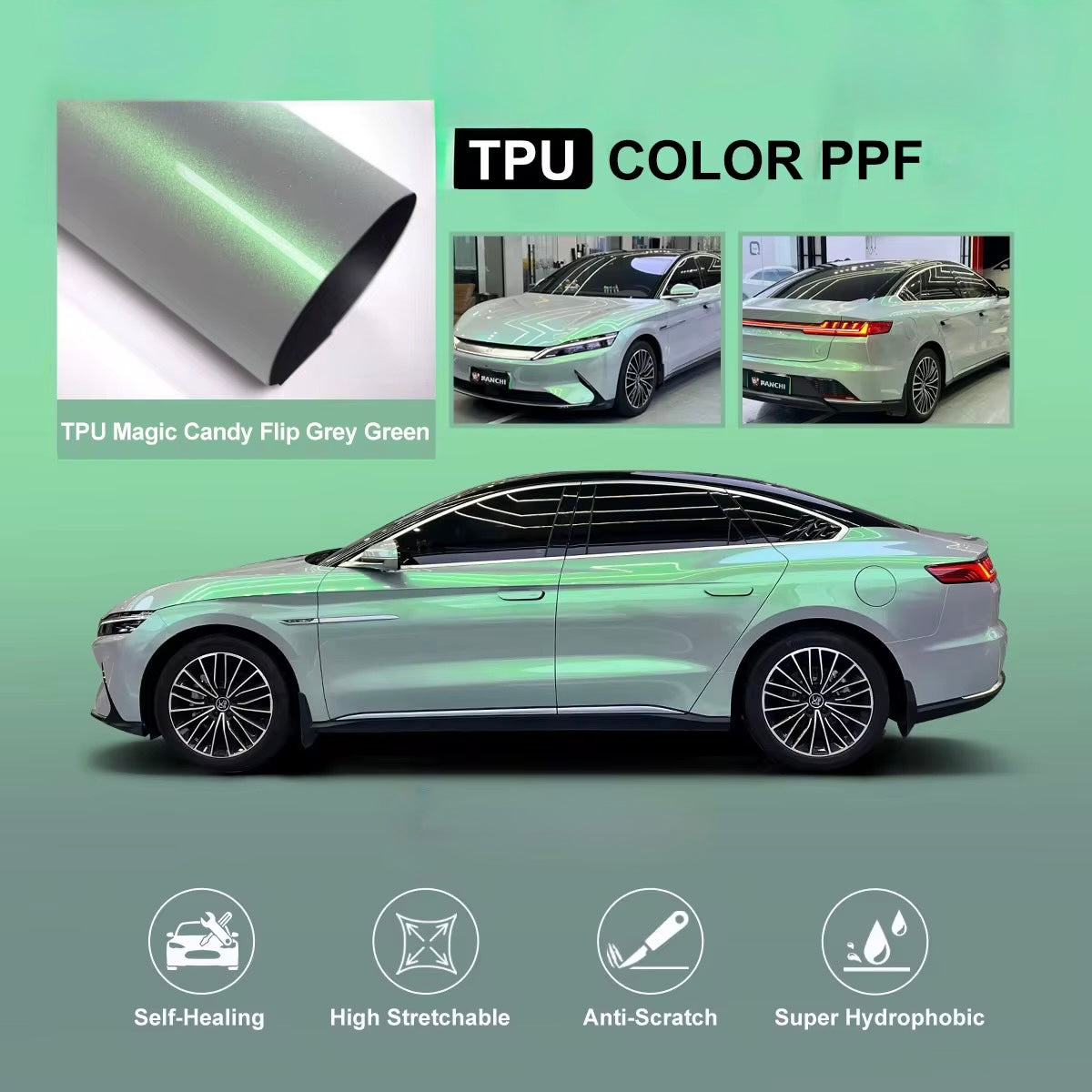 TPU Candy Flip Grey/Green