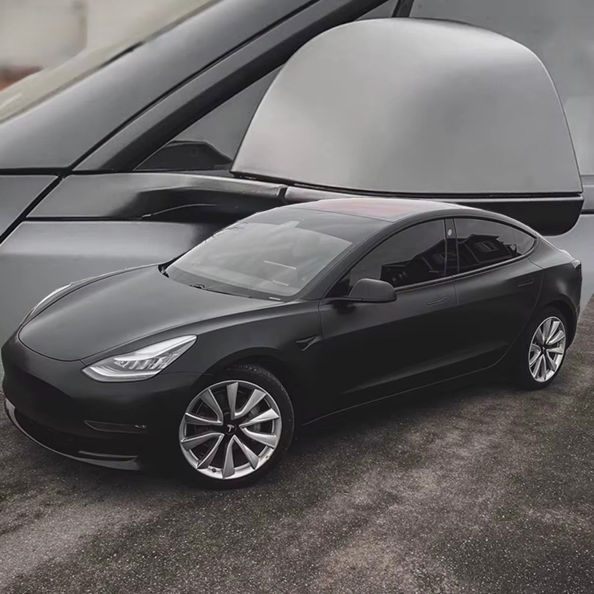 Satin Metallic Black