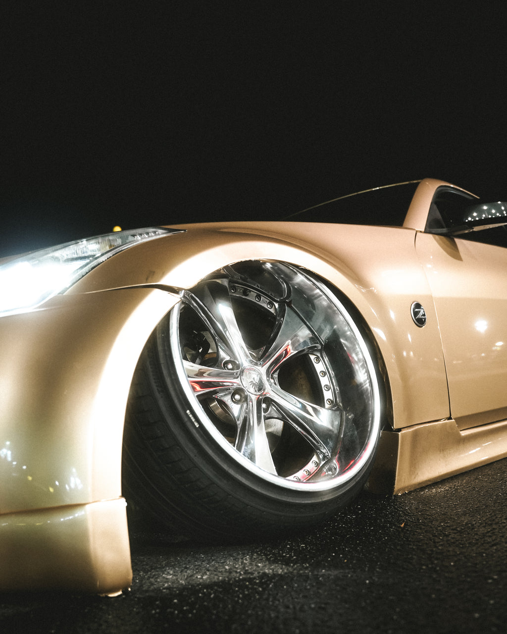 Satin Metallic Glossy Champagne