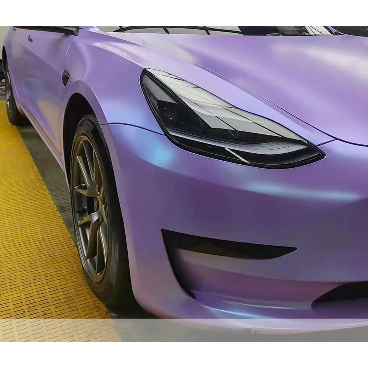 Satin Glacial Frost Blue