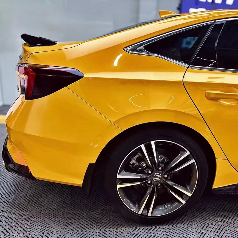 Satin Metallic Maple Leaf Yellow