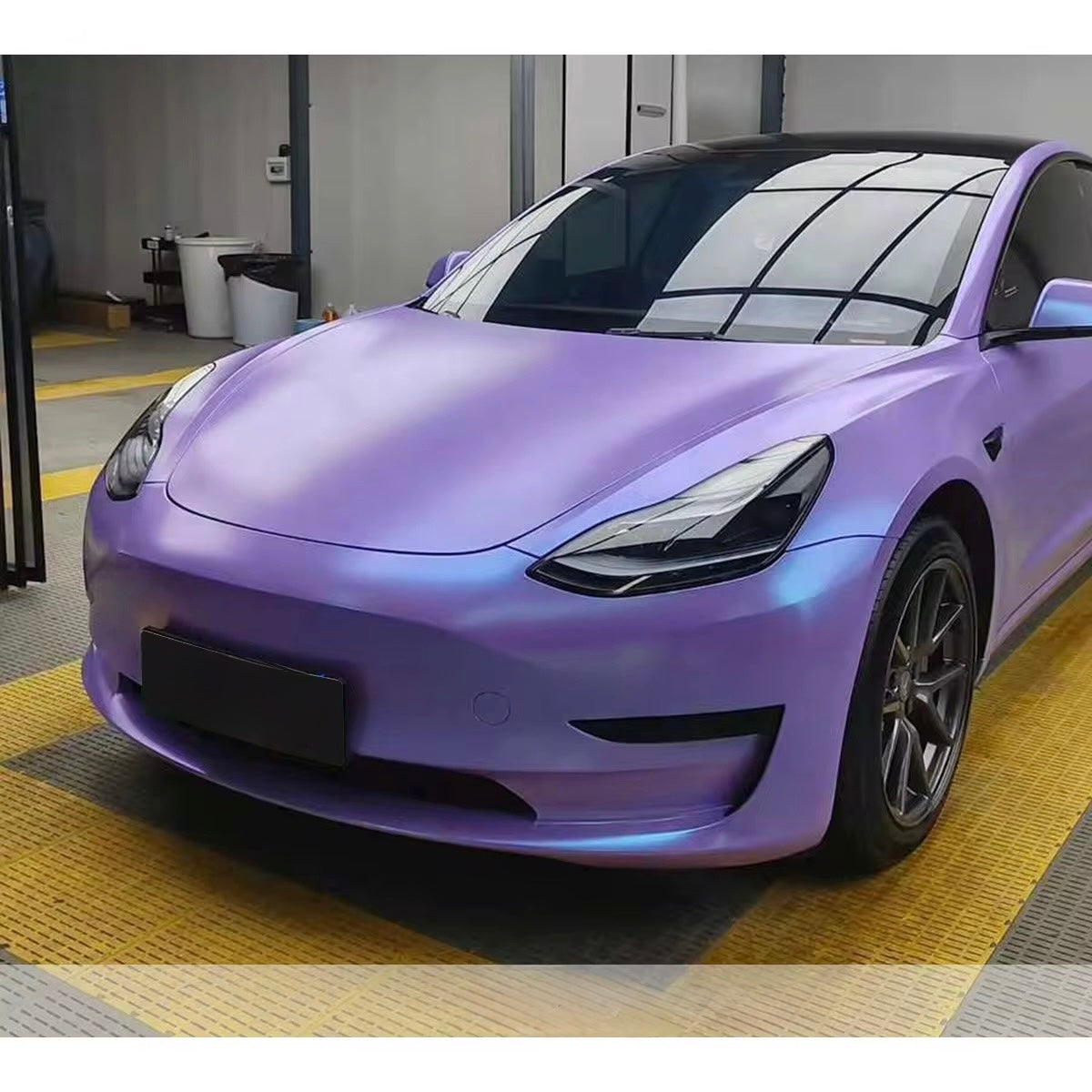 Satin Glacial Frost Blue