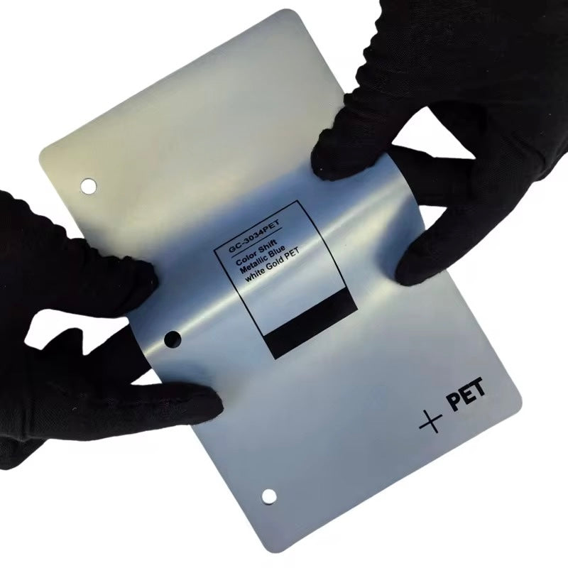 Color Shift Metallic Blue White Gold