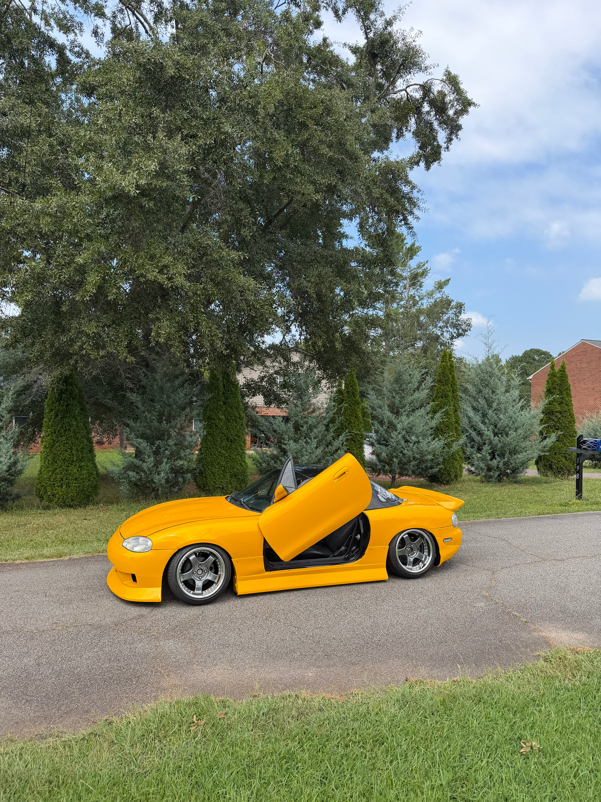 Satin Metallic Maple Leaf Yellow