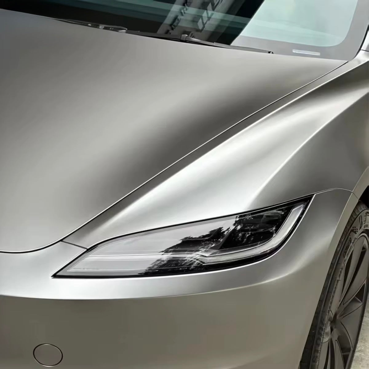 TPU Satin Metallic Liquid Silver