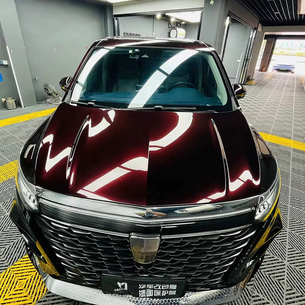 TPU Satin Metallic Glossy Black Rose