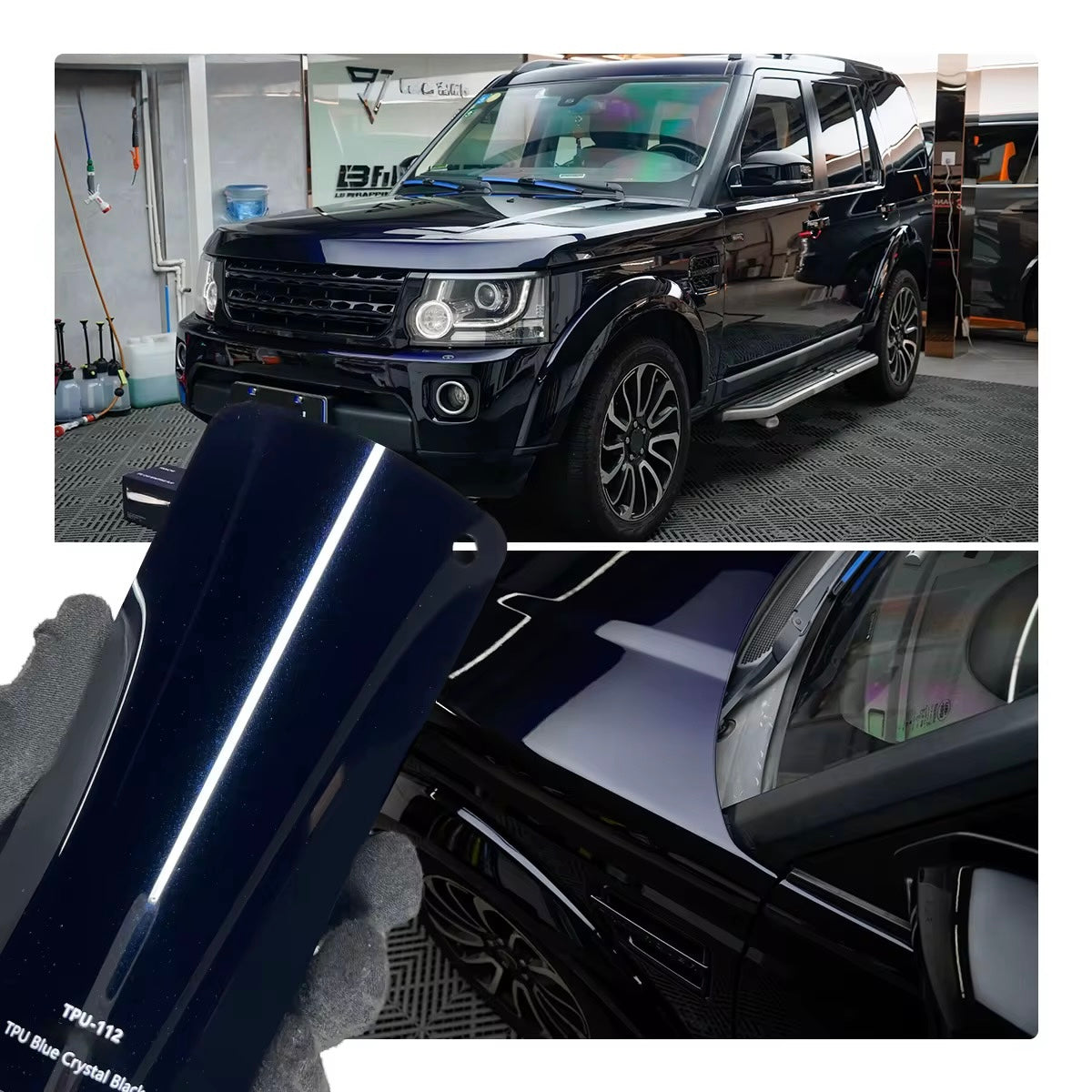 TPU Blue Crystal Black